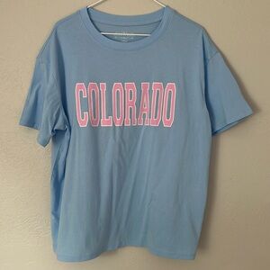 Blue Colorado Graphic T-Shirt